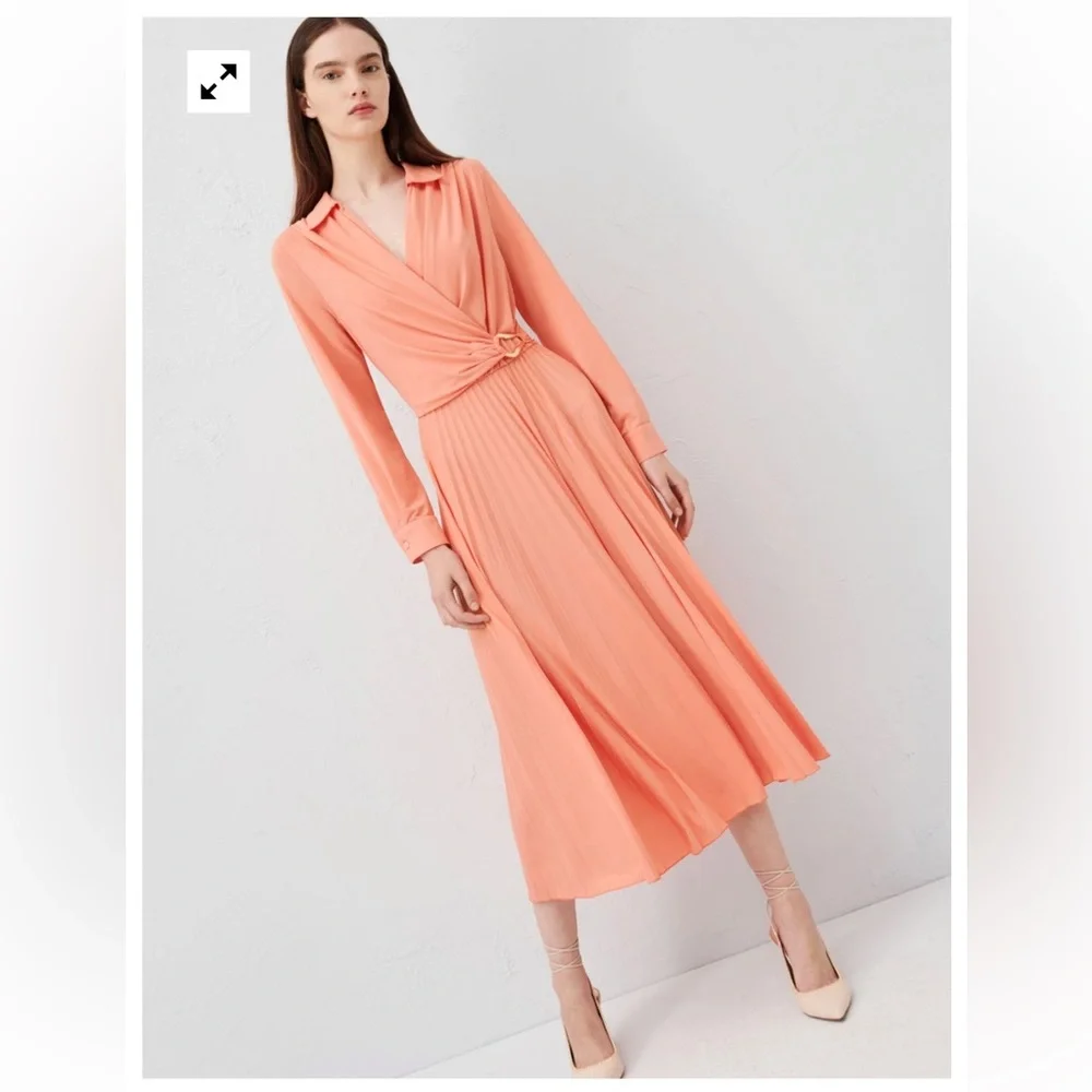 NWT MARELLA Crepe dress - Picture 3 of 8